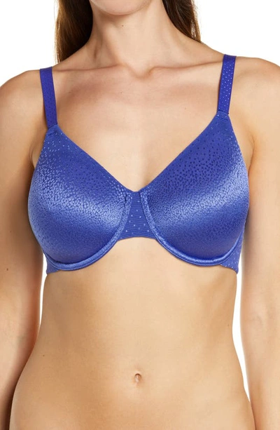 Shop Wacoal Back Appeal Smoothing Underwire Bra In Clematis Blue
