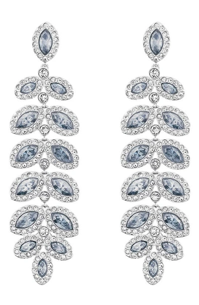 Shop Swarovski Baron Linear Earrings In Crystal