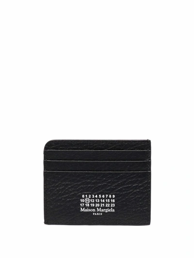 Shop Maison Margiela Women's Black Leather Card Holder