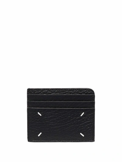Shop Maison Margiela Women's Black Leather Card Holder