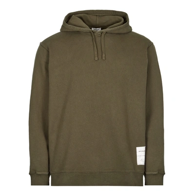 Shop Norse Projects Fraser Tab Series Hoodie In Green