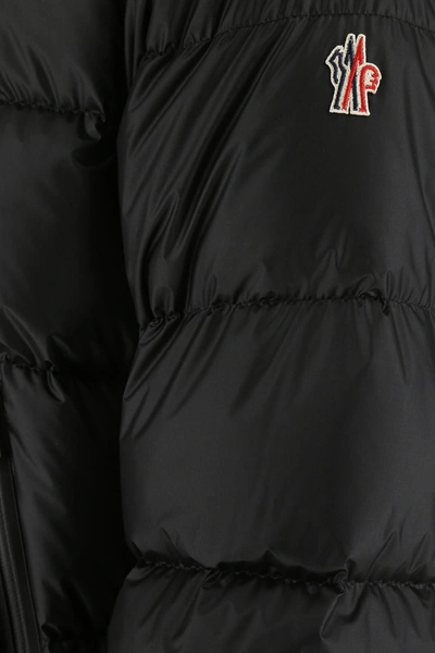 Shop Moncler Black Nylon Hintertux Down Jacket  Nd  Grenoble Uomo 5