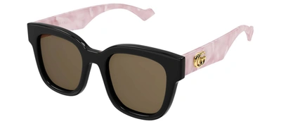 Shop Gucci Gg0998s 005 Square Sunglasses In Grey