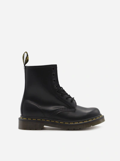 Shop Dr. Martens' 1460 Leather Boots In Black