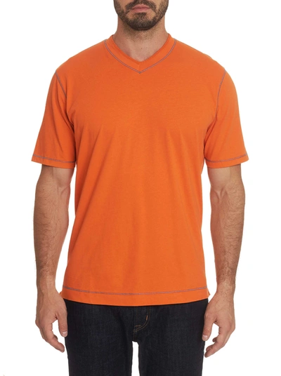 Shop Robert Graham Maxfield T-shirt In Orange