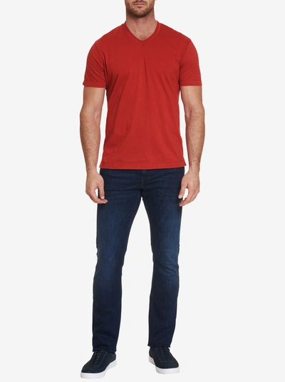 Shop Robert Graham Maxfield T-shirt In Crimson