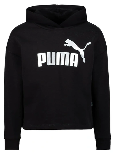 Shop Puma Kids Hoodie For Girls In Black