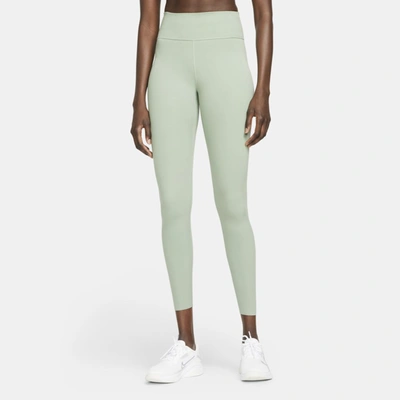 Shop Nike Women's One Luxe Mid-rise Leggings In Green