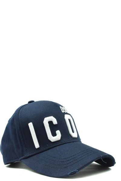 Shop Dsquared2 Hats In Navy