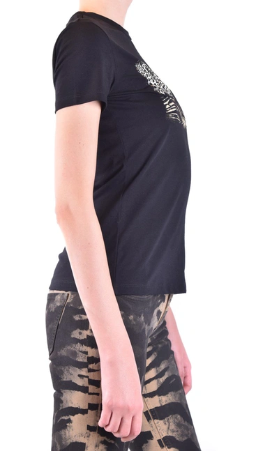 Shop Roberto Cavalli T-shirts In Black