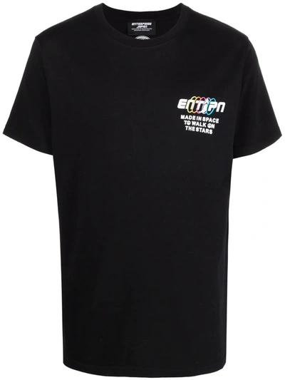 Shop Enterprise Japan Logo-print Short-sleeved T-shirt In Schwarz