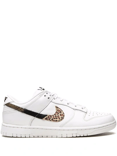 Nike Dunk Low Se Leather Low-top Sneakers In White