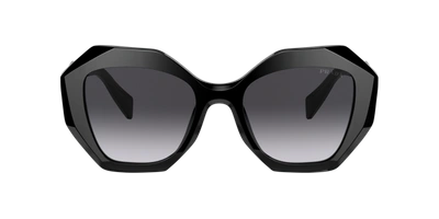 Shop Prada Woman Sunglasses Pr 16wsf In Grey Gradient