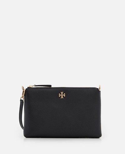 Tory Burch Kira Pebbled Crossbody Bag In Textured Leather In Black