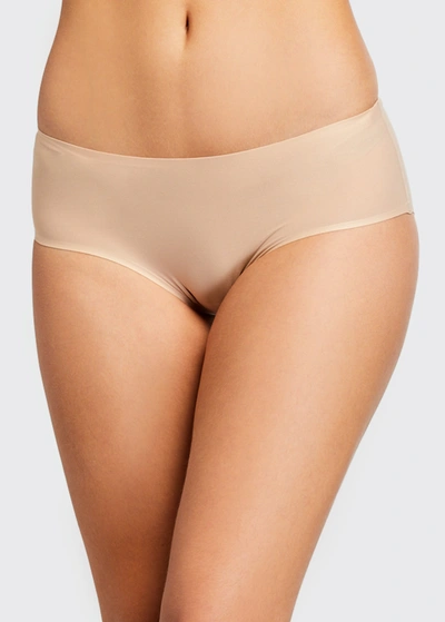 Shop Chantelle Soft Stretch Hipster Briefs In Ultra Nude