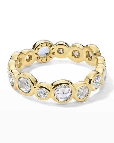 Shop Ippolita 18k Stardust Superstar Eternity Ring With Diamonds