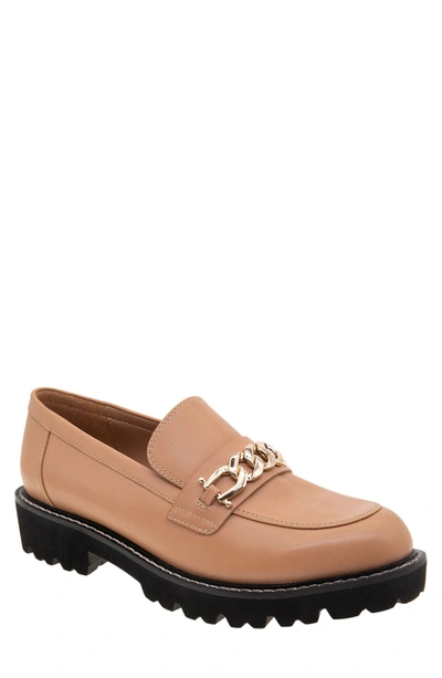 Shop Bcbgeneration Tinaa Lug Sole Loafer In Tan