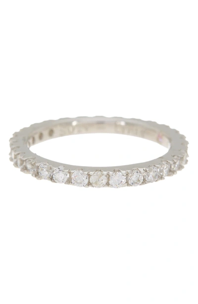 Suzy Levian Suzy Leviathan Sterling Silver Cz Ring In White