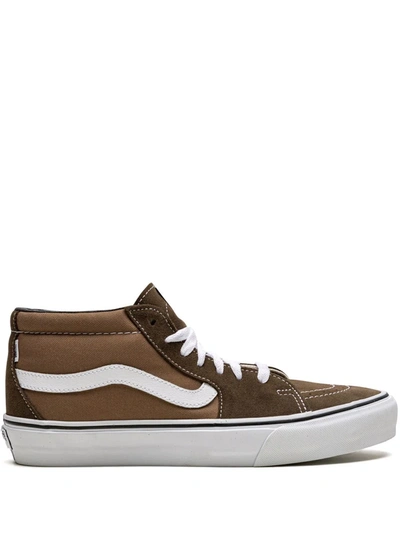 Shop Vans X Jjjjound Sk8-mid Vault Lx Sneakers ''brown" Sneakers