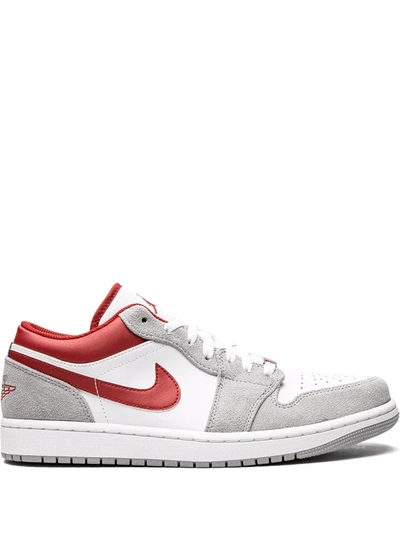 Shop Jordan Air  1 Low Se "white/grey/red" Sneakers