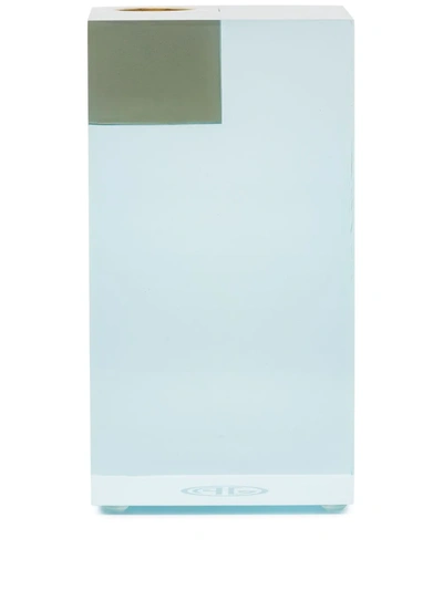 Jonathan Adler Blue Monte Carlo Large Candle Holder In Blue