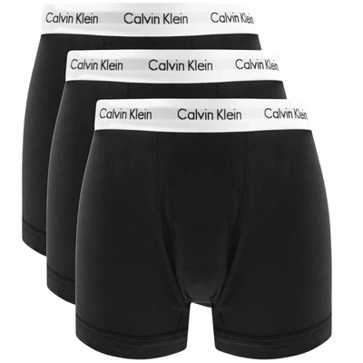 Shop Calvin Klein Underwear 3 Pack Trunks Black