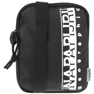 Shop Napapijri Happy Cross Shoulder Bag Black