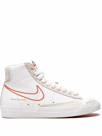 Shop Nike Blazer Mid 77 Se "first Use" Sneakers In White