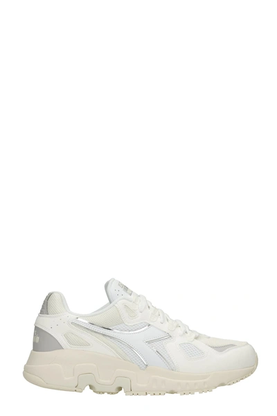 Shop Diadora Mythos Sneakers In White Synthetic Fibers