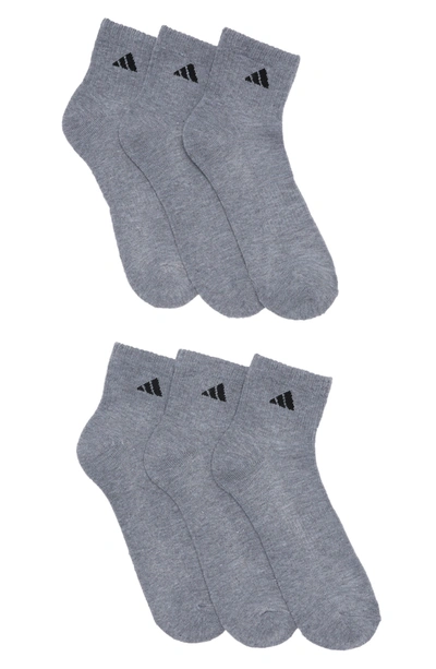 Shop Agron Athletic Crew Socks In Med Grey