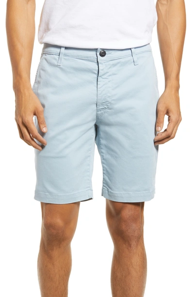 Shop Ag Wanderer Modern Slim Fit Shorts In Water Mist
