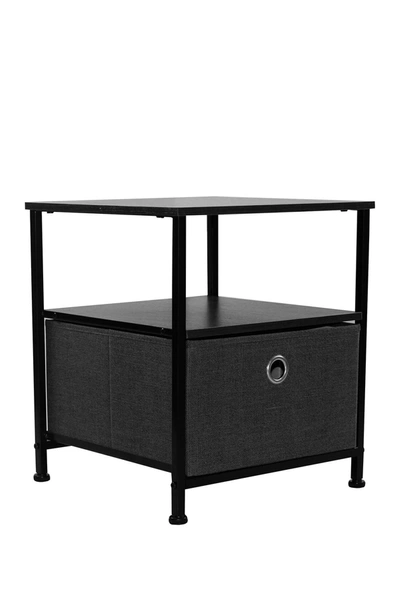 Shop Sorbus Black 1 Drawer Table Dresser