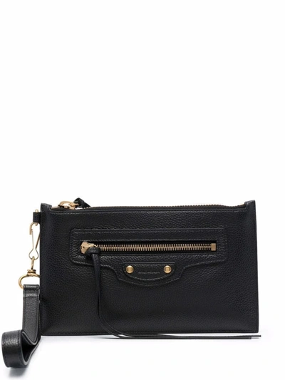 Balenciaga Neo Classic Clutch Bag In Black