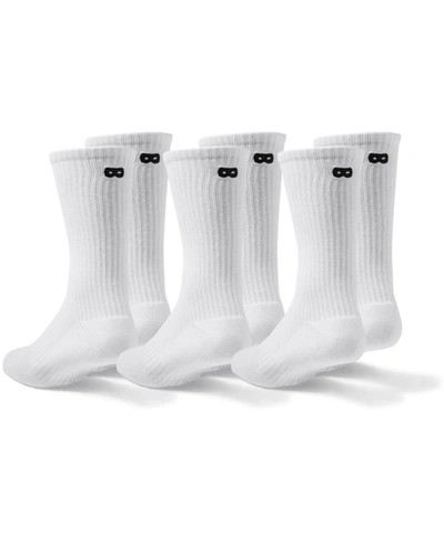 Shop Pair Of Thieves Men's Cushion Cotton Crew Socks 3 Pack In White