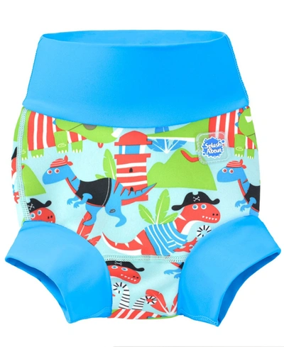 Splash About Toddler Boys And Girls Happy Nappy Swim Diaper In Dino Pirates