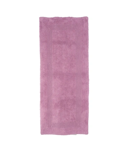 Shop Baldwin Home Plush Cotton Reversible Bath Mat In Pink
