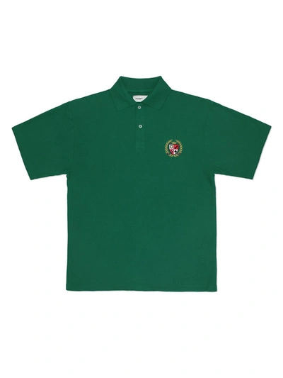 Shop Local Authority X Swingers Club Crest Polo Shirt In Green