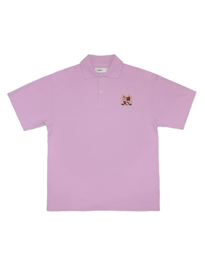 Shop Local Authority X Swingers Club Crest Polo Shirt In Purple