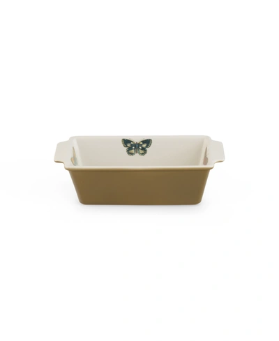 Portmeirion Botanic Garden Harmony Large Loaf Pan In Gold-tone