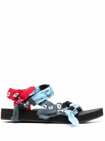 Shop Arizona Love Bandana Detailed Trekky Sandals In Multi