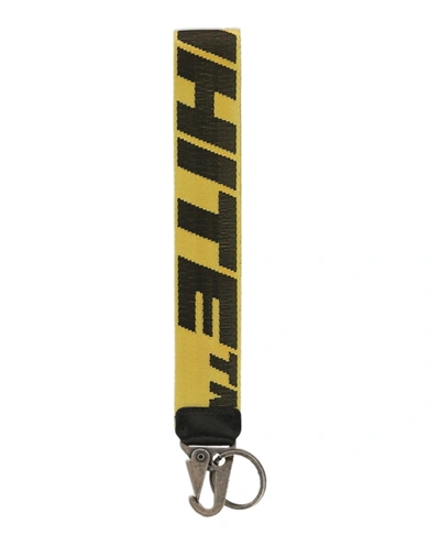 Shop Off-white 2.0 Industrial Keychain In Yellow/black