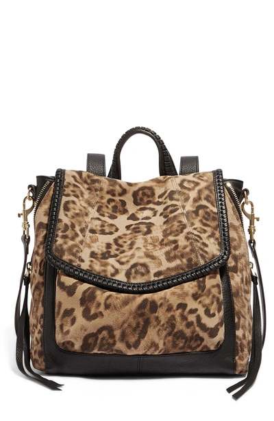 Shop Aimee Kestenberg All For Love Convertible Leather Backpack In Amazon Leopard