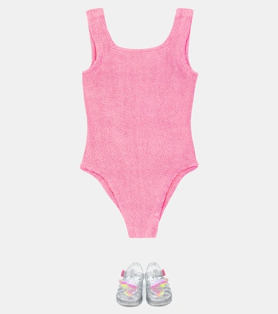 Hunza G Classic Swimsuit In Bubblegum
