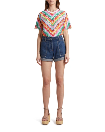 Shop Valentino Denim Hot Shorts