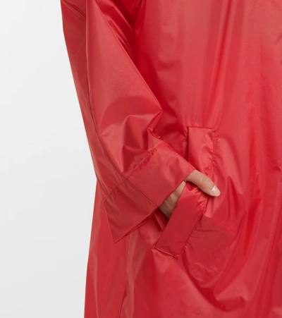 Shop Wardrobe.nyc Wardrobe. Nyc Hooded Raincoat In Red