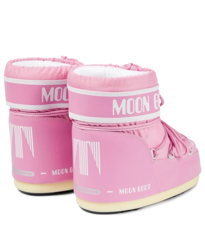 Shop Moon Boot Icon Low Snow Boots In Pink