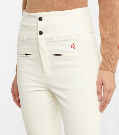 Perfect Moment High Waist Aurora Corduroy Flare Pant M In Snow White