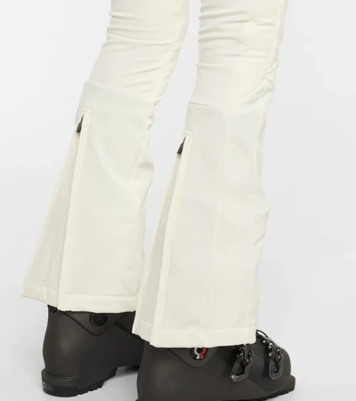 Perfect Moment High Waist Aurora Corduroy Flare Pant M In Snow White