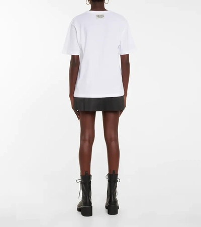 Khaite Womens White Mae Brand-patch Cotton-jersey T-shirt In White