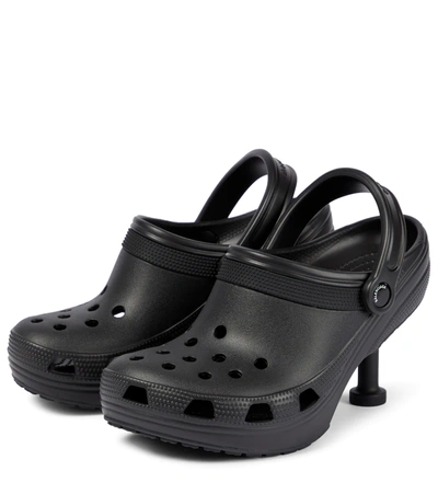 Shop Balenciaga X Crocs Madame 80 Pumps In Black